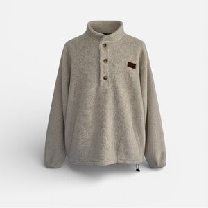 Sportsmaster Club Collection Apple logo Sherpa Pullover | Size L | Made in USA